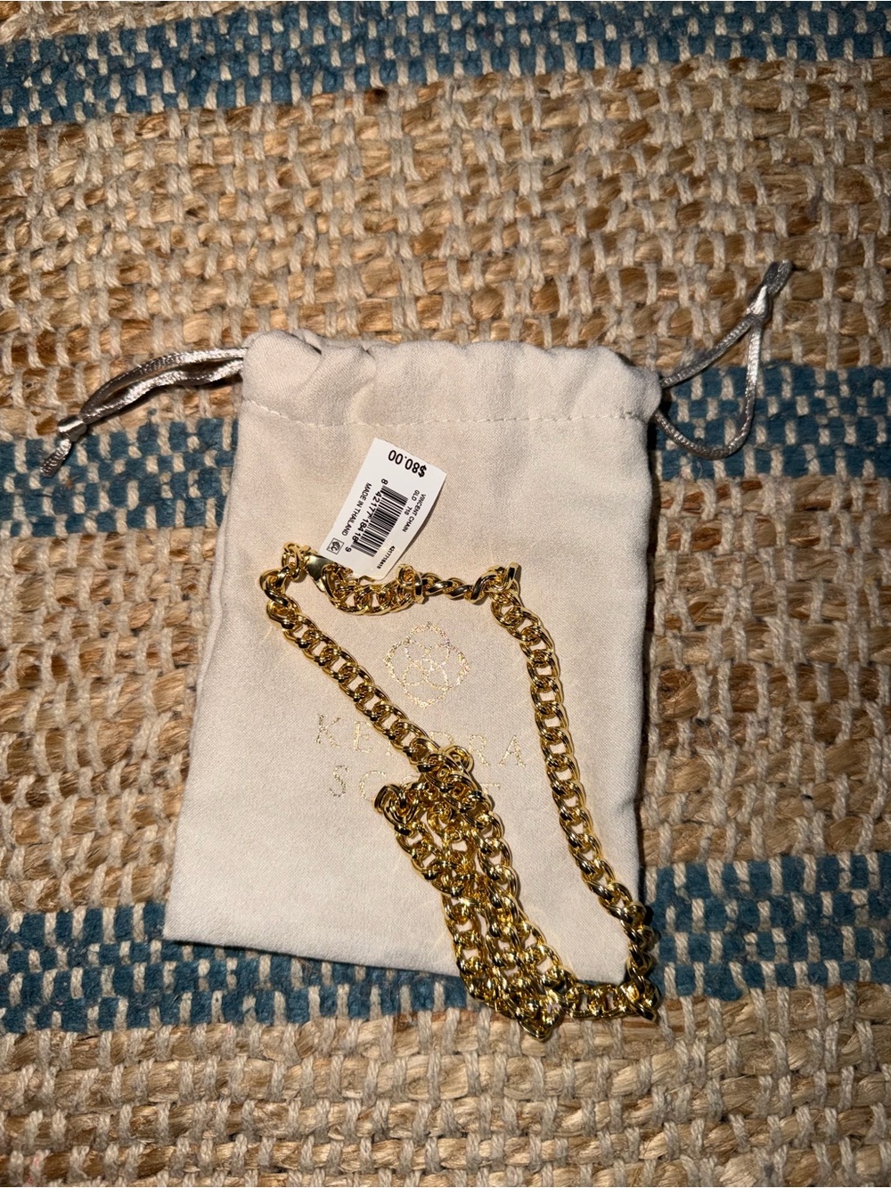 Kendra Scott Vincent Gold Chain Necklace
NWT